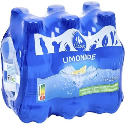 6x 33cl Limonade  Carrefour Classic
