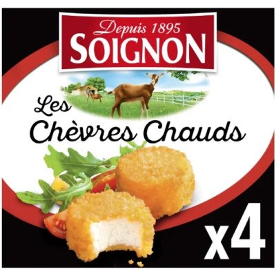 Chèvres chaud 4x25g Soignon