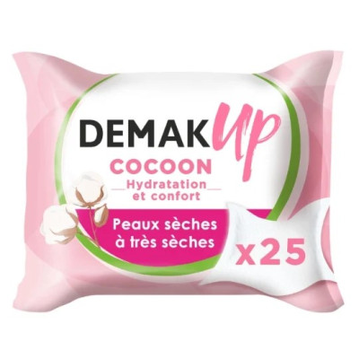 Lingette démaquillante Cocoon peaux sensibles Demak'up