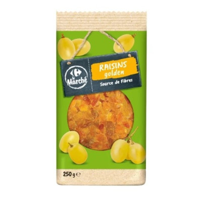 250g Raisins golden - Carrefour