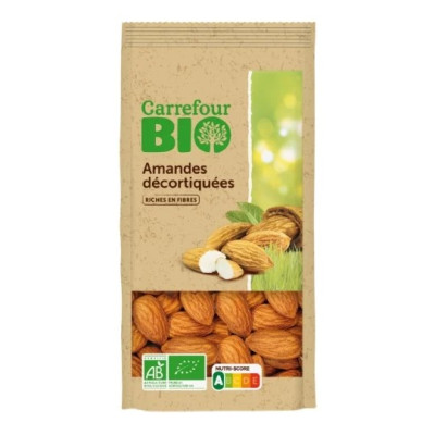 200g amande décortiquées  - Carrefour Bio