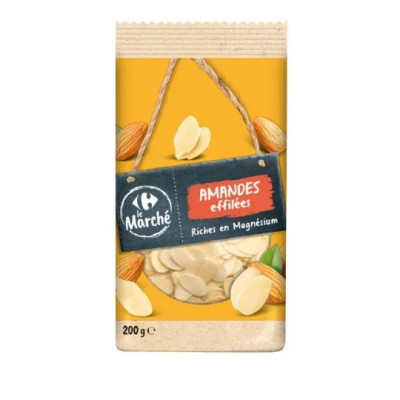 200g amande effilées  - Carrefour