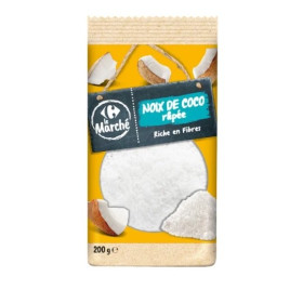 200g noix de coco râpée - Carrefour le marché