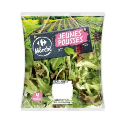 125g panaché jeunes pousses  - Carrefour le marché