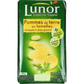 500g pommes de terre lamelles sous vide - Lunor