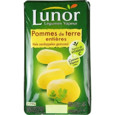 500g pommes de terre entières  sous vide - Lunor