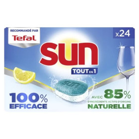 24x tablettes lave vaisselle Citron Sun