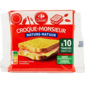Fromage fondu croque x10 200g Carrefour