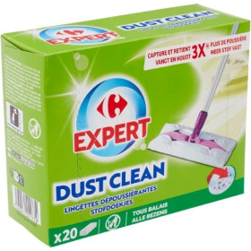 20x lingettes dépoussiérantes - Carrefour Expert 20x lingettes dépoussiérantes - Carrefour Expert