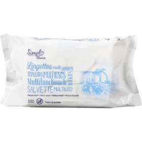 80x lingettes multi usage - Simpl 80x lingettes multi usage - Simpl