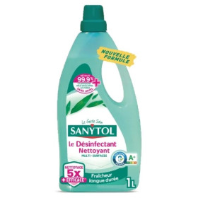 1L désinfectant nettoyant eucalyptus - Sanytol 1L désinfectant nettoyant eucalyptus - Sanytol