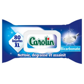 80x lingettes bicarbonates - Carolin 80x lingettes bicarbonates - Carolin