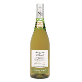 75cl Vin IGP Chardonnay Blanc l'héritage de Carillan ML 75cl Vin IGP Chardonnay Blanc l'héritage de Carillan ML