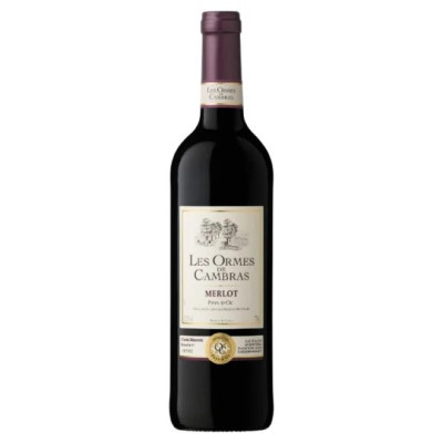 75 cl vin IGP merlot - Les ormes de Cambras