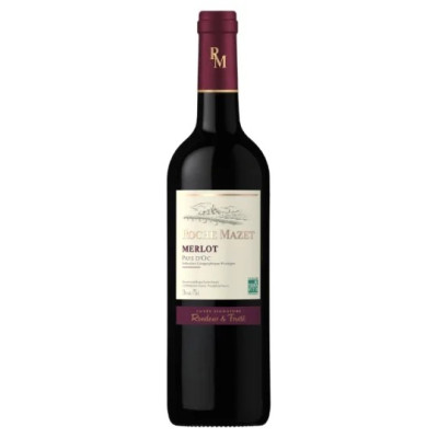 75cl vin IGP Merlot rouge - Roche Mazet Pays d'Oc
