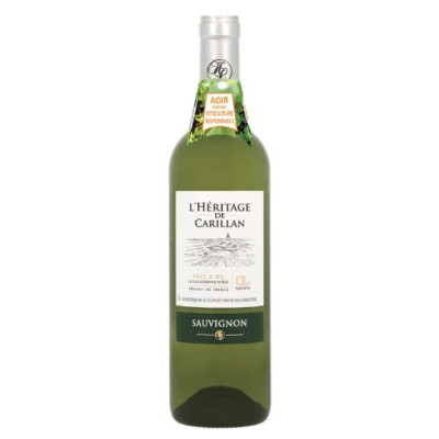 75cl vin IGP Sauvignon blanc - l'Héritage de Carillan