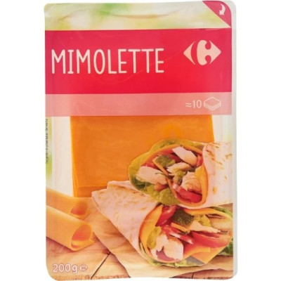 Mimolette tranches 200g Carrefour
