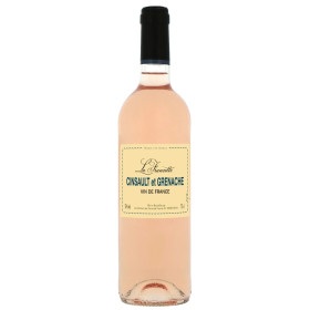 75cl Vin de France Cinsault Grenache rosé - La Francette 75cl Vin de France Cinsault Grenache rosé - La Francette