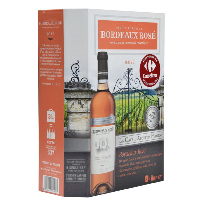 Bag in box  Bordeaux rosé - Crf - La cave d'Augustin Florent
