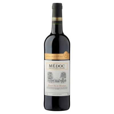 75cl vin rouge Médoc - crf -  Caves Augustin Florent