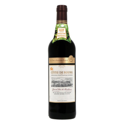75cl vin rouge Cotes de Bourg - Crf - La cave d'Augustin  Florent