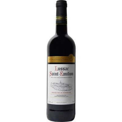 75cl Lussac Saint Emilion vin rouge - Crf - La cave d'Augustin Florent