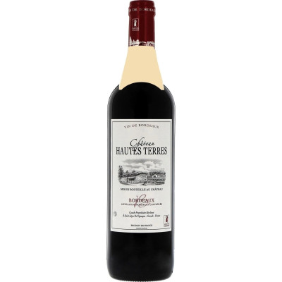 75cl vin rouge Bordeaux - Château Hautes Terres