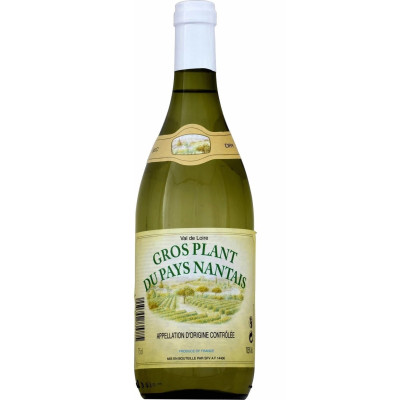 75cl gros plant vin blanc - Pays Nantais