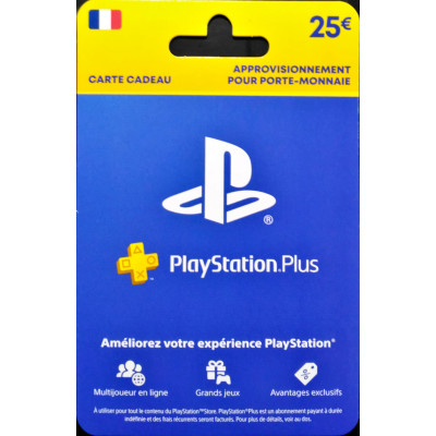 PlayStation plus  25 €