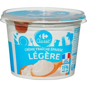 50cl crème fraiche épaisse 15% Carrefour Classic