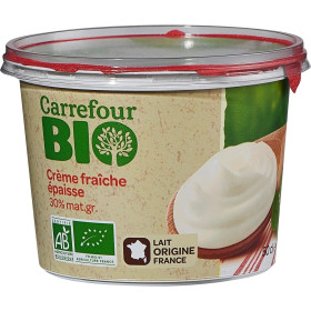 20cl crème fraiche épaisse 30%  Carrefour Bio