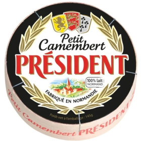 Camembert Président 45% de matières grasses 145g