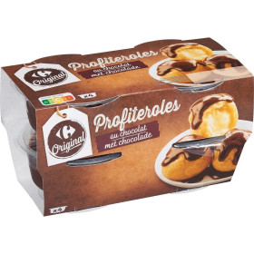 4x 90g Profiteroles Chocolat Carrefour Original
