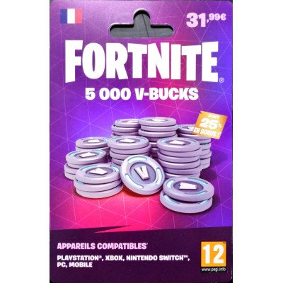 Fortnite  5000V-Bucks