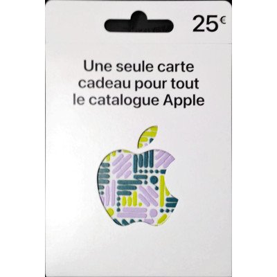 Apple gift card 25€