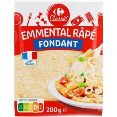 Emmental râpé zip CRF Classic 200g