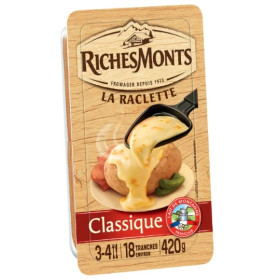 Fromage raclette classique RichesMonts 420g