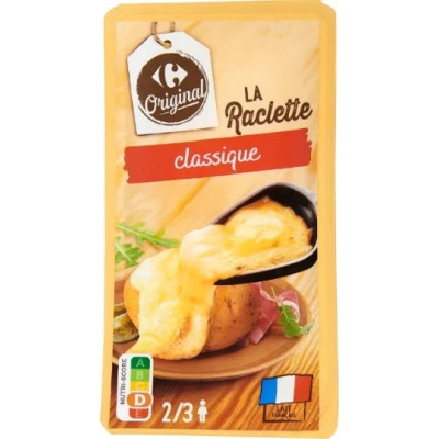 Raclette sans croute CRF original 400g