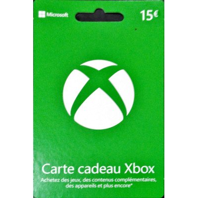 XBOX carte cadeau 15€