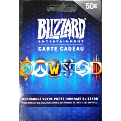 Blizzard carte cadeau 50€