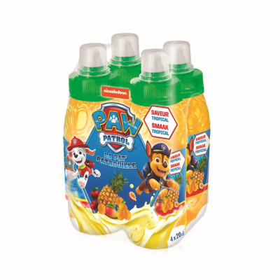 Pat patrouille  " Paw patrol Tropical " pack  4 x 20cl (x 6  )