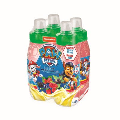 Pat patrouille  " Paw patrol Fruits rouges " pack  4 x 20cl (x 6  )