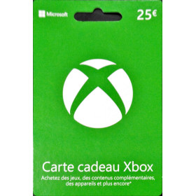 XBOX carte cadeau 25€