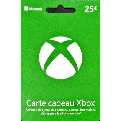 XBOX carte cadeau 25€