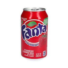 Fanta USA Strawberry 35,5 cl