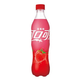 Coca cola China Fraise bouteille 50cl