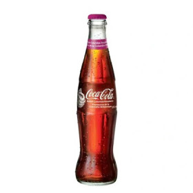 Coca cola rasberry 35,5 cl bouteille en verre