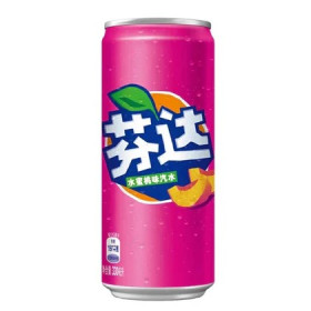 Fanta china white peach 33cl