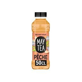 May Tea " Ice tea  pêche " 50cl  (x 24 )