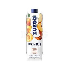 Jus de pêche sans sucre ajouté Zuegg 1l